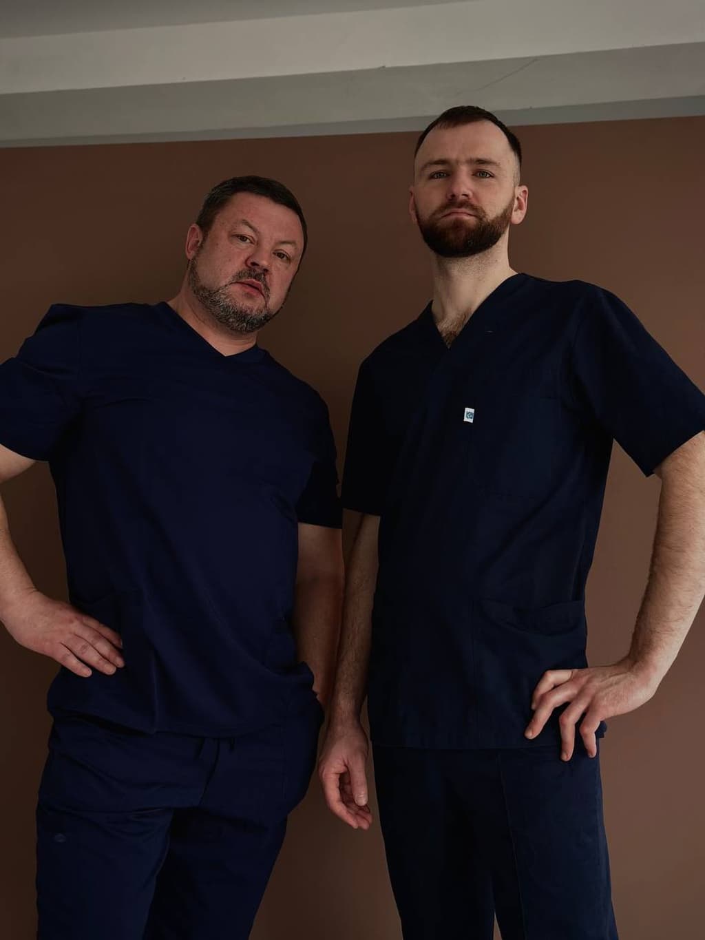 Масажисти. Петро зліва та Андрій зправа